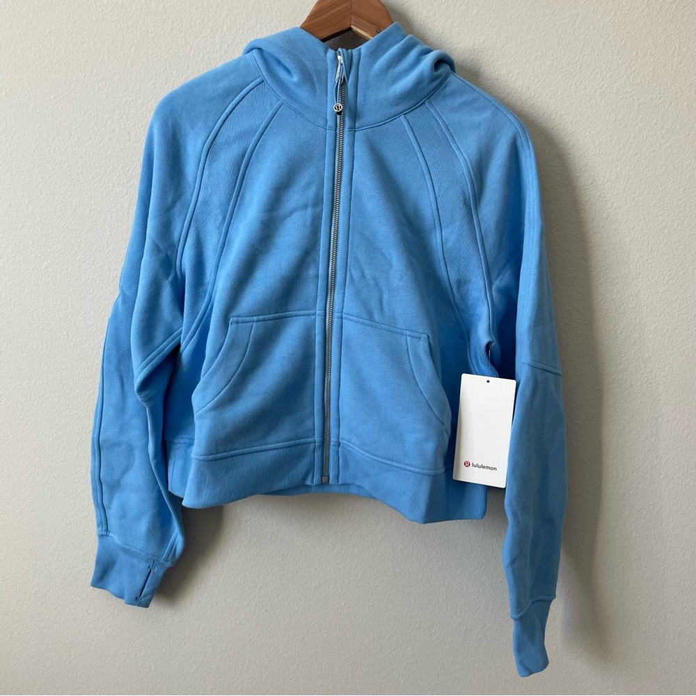 NWT Lululemon Scuba Oversized Full Zip Aero Blue Size XS/S